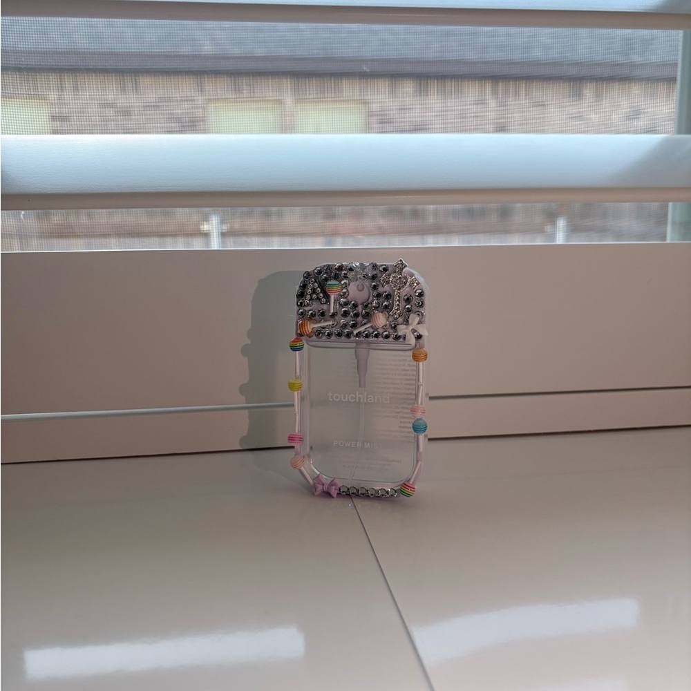 Clear Phone Case with Beaded Strap